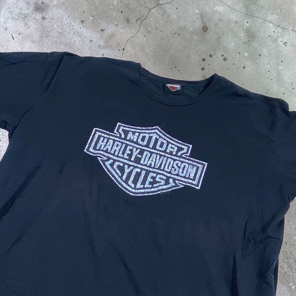 Harley-Davidson  T-Shirt Men's XL Black 2021 Thunder Mountain Loveland Colorado